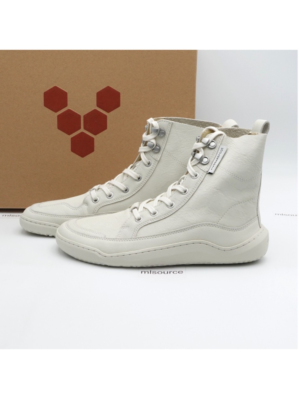 NEW VivoBarefoot Gobi Women's Leather Barefoot Boots 203431-03 Limestone